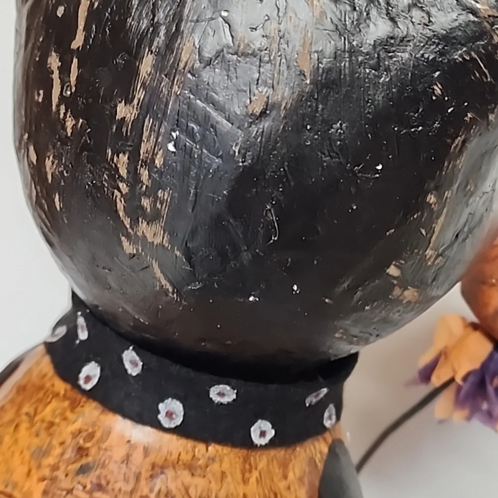 Bethany Lowe Allen Black Cat Retired Paper Mache Halloween Quirky Trick 13" - Picture 10 of 16